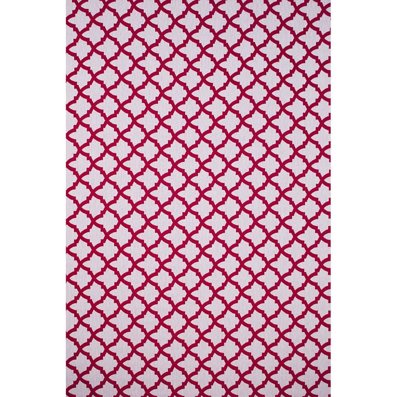 Enrolado Tecidos - geometrico-vermelho-frente